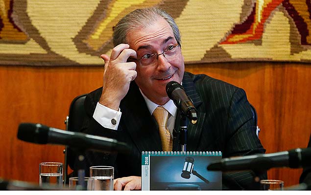Eduardo Cunha preside reunião de líderes partidários em Brasília (DF), nesta terça; STF julga hoje pedido de denúncia da PGR contra ele