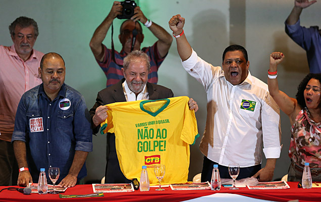 Lula particip en un evento con sindicalistas en So Paulo