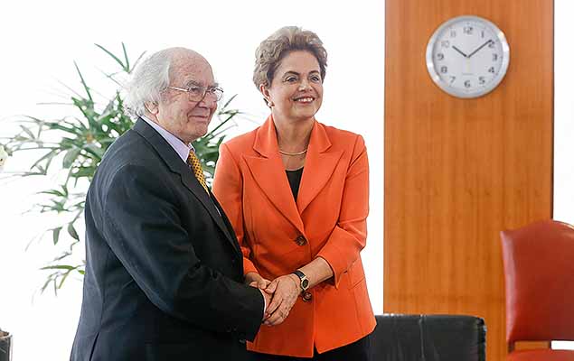 La presidenta Dilma Rousseff recibe este jueves (28) a Adolfo Prez Esquivel, premio Nobel de la Paz