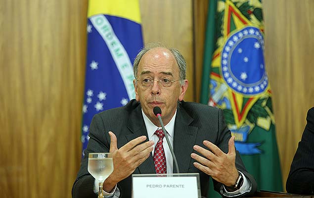 O novo presidente da Petrobras, Pedro Parente, durante coletiva no Palcio do Planalto, em Braslia (DF), nesta quinta-feira