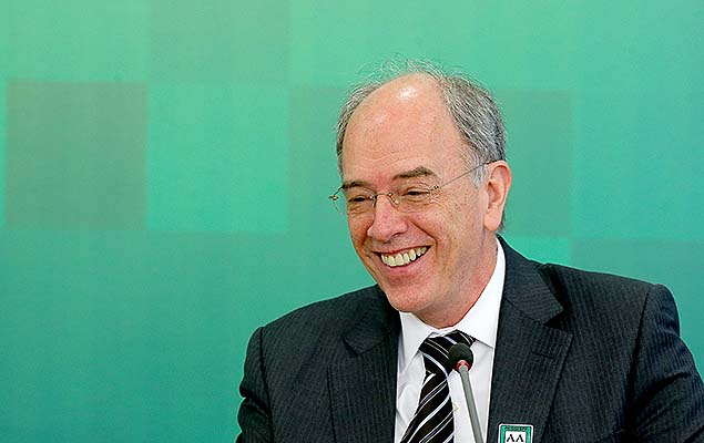 O presidente da Petrobras, Pedro Parente, durante entrevista no Planalto, em Braslia, aps encontro com o presidente interino Michel Temer 