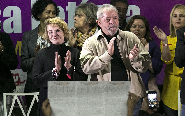 O ex-presidente Luiz Incio Lula da Silva participa do "Encontro das mulheres e militantes com Lula e Marisa Letcia"