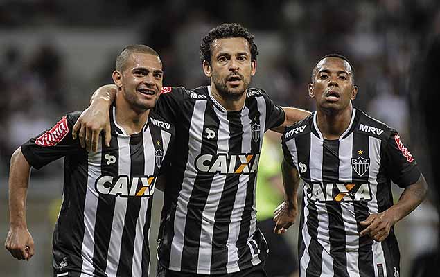 Fred comemora gol na partida entre Atltico-MG X Amrica-MG, nesta quinta-feira (13) no estdio do Mineiro em Belo Horizonte, vlida pela 30 rodada do Campeonato Brasileiro 2016.