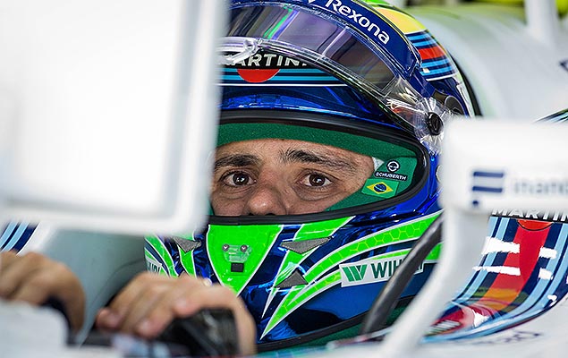 O brasileiro Felipe Massa (Williams) durante os treinos livres para o GP do Brasil de F1, no circuito Interlagos (SP), nesta sexta-feira