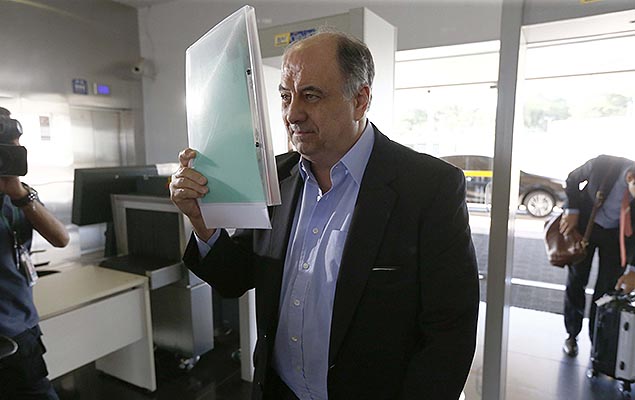 Hilberto Mascarenhas chega ao TSE, em Braslia, para ser ouvido na ao que investiga a chapa Dilma-Temer