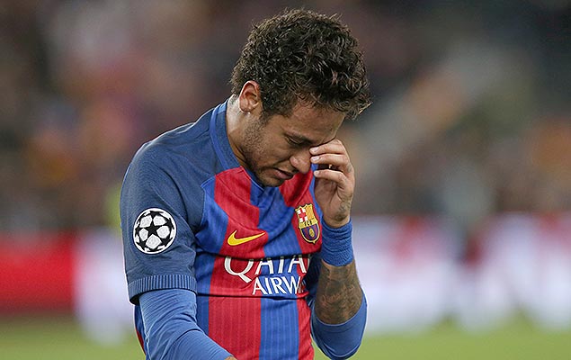 Neymar chora no final da partida no Camp Nou; Juventus segura o Barcelona e avana na Champions, nesta quarta-feira