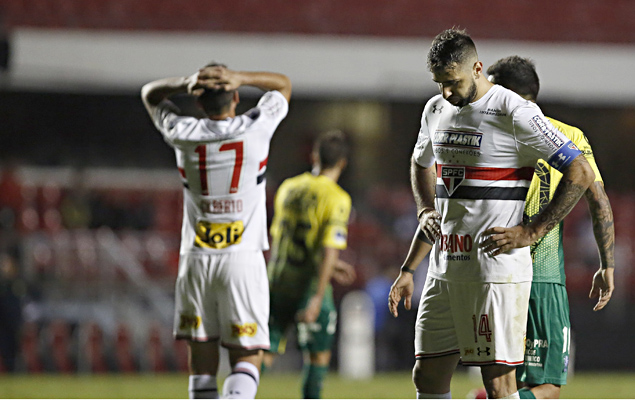 Partida entre So Paulo e Defensa y Justicia, vlida pelo jogo de volta da primeira fase da Copa Sul-Americana de Futebol 2017