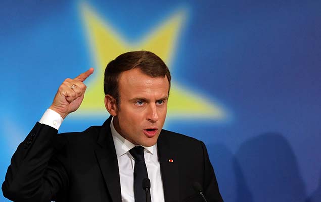 O presidente francs, Emmanuel Macron