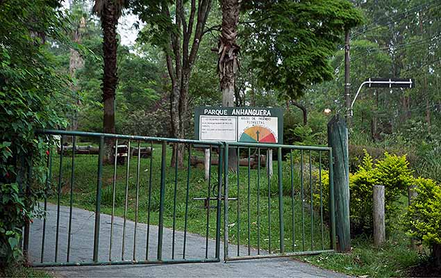 El parque Anhanguera, en la zona norte de So Paulo, fue cerrado al pblico este mircoles (25)