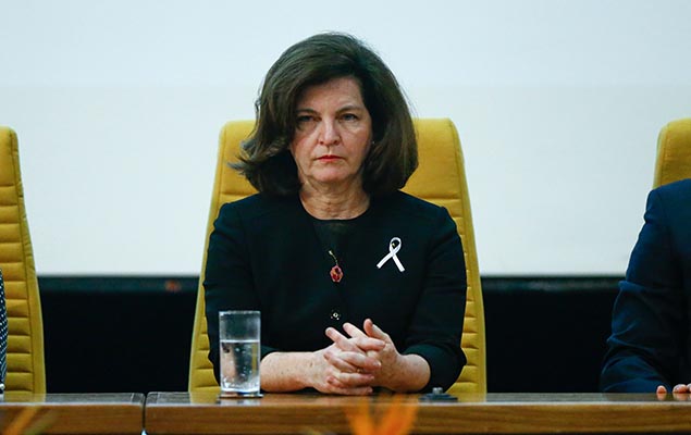 Procuradora-geral da República, Raquel Dodge, durante evento em comemoração ao Dia Internacional de Combate à Corrupção, em Brasília