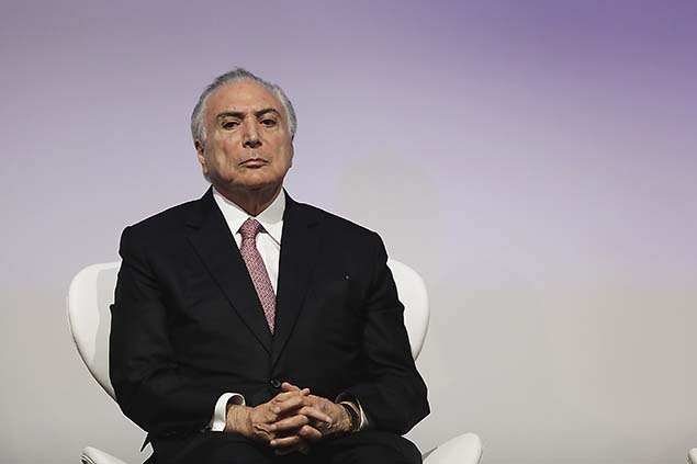 El presidente de Brasil, Michel Temer (MDB)