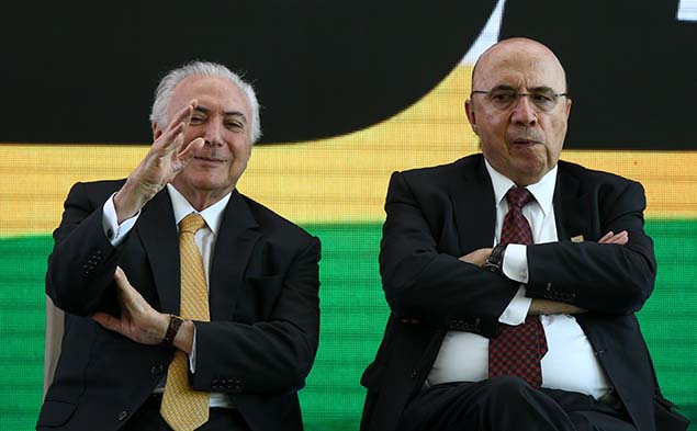 Michel Temer announces former Finance Minister Henrique Meirelles as presidential candidate for the MDB 