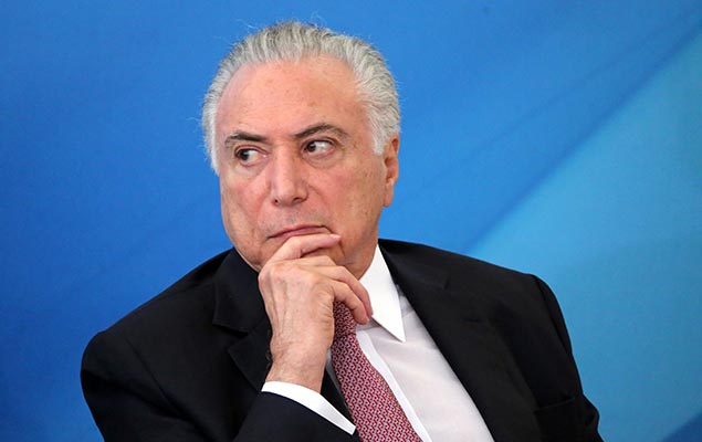 El presidente de Brasil, Michel Temer 