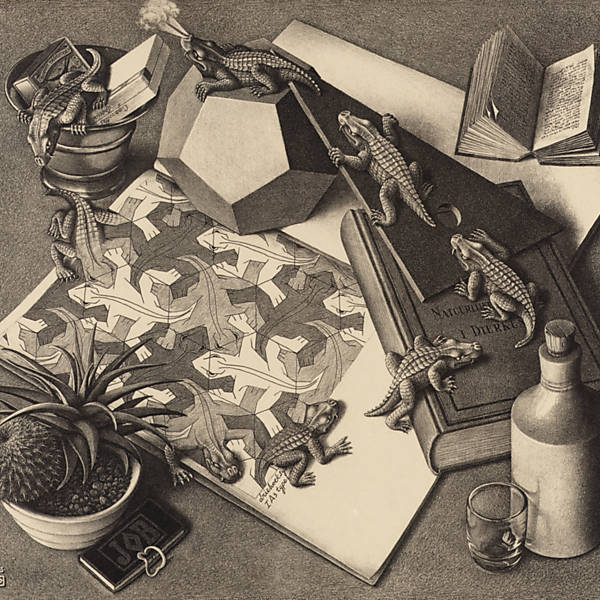 Répteis, 1943 - litografia - 33,4 x 38,5 cm