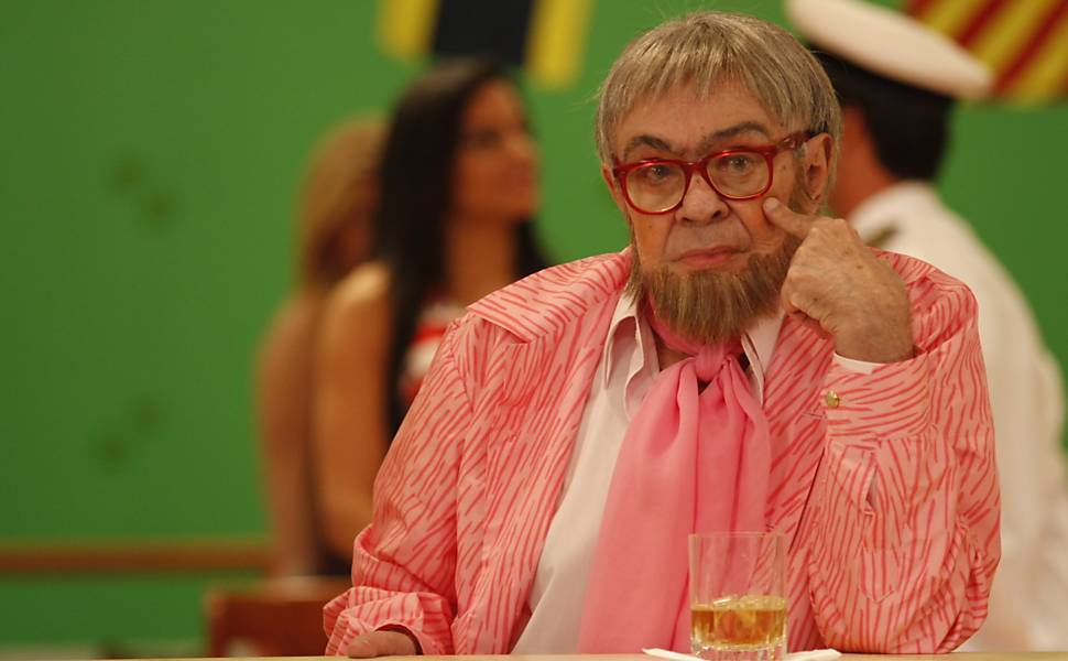 O humorista Chico Anysio interpreta o personagem Haroldo para o especial de fim de ano "Chico & Amigos", da Rede Globo Leia mais