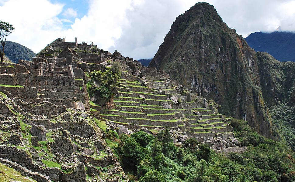 Vista do complexo de Machu Picchu