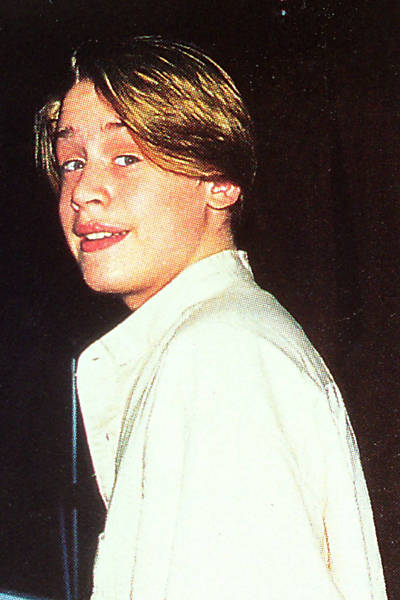 Macaulay Culkin aos 15 anos de idade, em 1996
