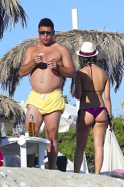 Ronaldo na praia em Ibiza Leia mais