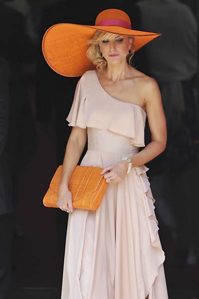 A atriz Katherine Kelly também participou da cerimônia do casamento de Zara