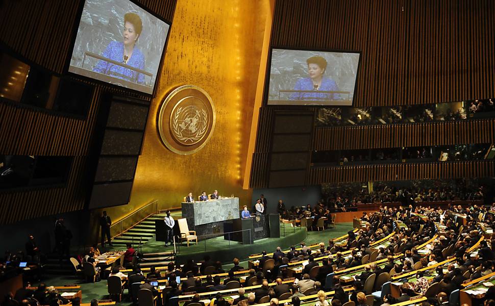 Assembleia Geral da ONU 10/04/2019 Mundo Fotografia Folha de S