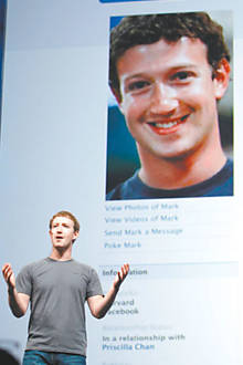 Mark Zuckerberg, criador do Facebook, na conferncia f8