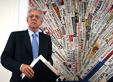 O premi italiano, Mario Monti; apesar de novo pacote, pas pode ter nota rebaixada