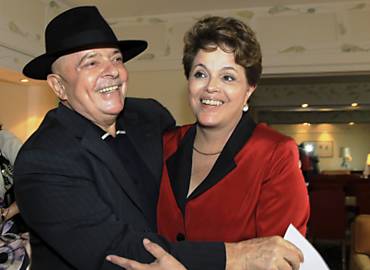 Lula se encontra com a presidente Dilma Rousseff em SP