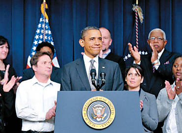 Na Casa Branca, Barack Obama faz apelo por extenso de cortes para a classe mdia
