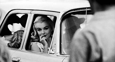 Marilyn Monroe em retrato de Henri Cartier-Bresson no set de 'Os Desajustados