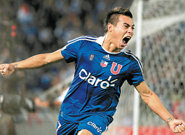 Vargas festeja gol na final da Copa Sul-Americana