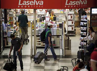 Livraria Laselva no aeroporto de Congonhas (SP), que não consta em registro da Infraero; registros oficiais omitem espaços comerciais em operação