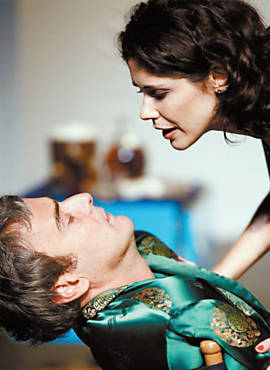 Alexandre Borges e Juliana Martins em cena de 'Eu te Amo', de Arnaldo Jabor