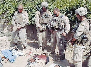 Gravao divulgada mostra marines americanos urinando sobre possveis talebans mortos