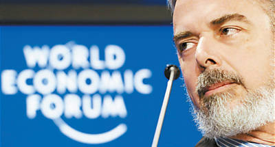 Chanceler Antonio Patriota participa de evento do Frum Econmico Mundial, em Davos, na Sua