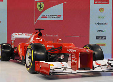 Carro da Ferrari para a temporada 2012 da F-1