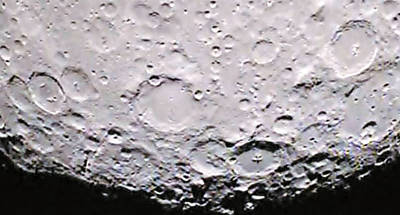 Polo sul da Lua em imagem da sonda Ebb, que fez vdeo do lado distante do satlite