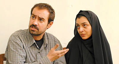Shahab Hosseini e Sareh Bayat em "A Separao"