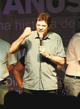 Fernando Haddad, pr-candidato do PT, em So Paulo