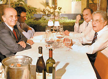 Em 2006, Acio Neves, Tasso Jereissati e FHC jantaram com Serra para discutir sucesso presidencial, mas no chamaram Alckmin, que acabou sendo o candidato