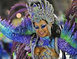 Desfile da escola de samba São Clemente que tem como samba-enredo "Uma Aventura Musical na Sapucaí"; veja o Especial do Carnaval 2012