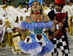 Leticia Spiller desfila na escola de samba União da Ilha; veja o Especial do Carnaval 2012
