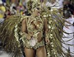 Viviane Araújo desfila na escola escola de samba Acadêmicos do Salgueiro; veja o Especial do Carnaval 2012