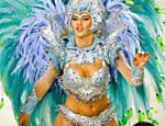 Mirella Santos no desfile da escola de samba Grande Rio; veja o Especial do Carnaval 2012