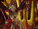 Passista desfila na escola de samba Salgueiro; veja o Especial do Carnaval 2012