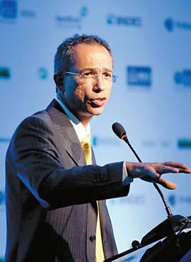 Manoel Rangel, presidente da Ancine, em evento realizado em hotel no Rio de Janeiro