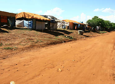 Vista do acampamento Luiz Gustavo, que tem cerca de 115 famlias e existe desde 1998