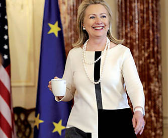 Hillary Clinton, secretria de Estado dos EUA, em reunio