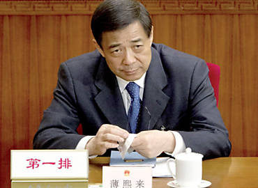 Bo Xilai no Congresso do Povo, em maro, antes de cair em desgraa, na maior reviravolta poltica da China desde 1989