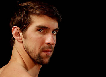 Phelps em evento do Comit Olmpico dos EUA, em Dallas