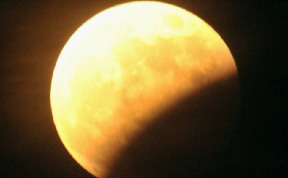 Eclipse parcial da lua 14/06/2018 Ciencia Fotografia Folha de S